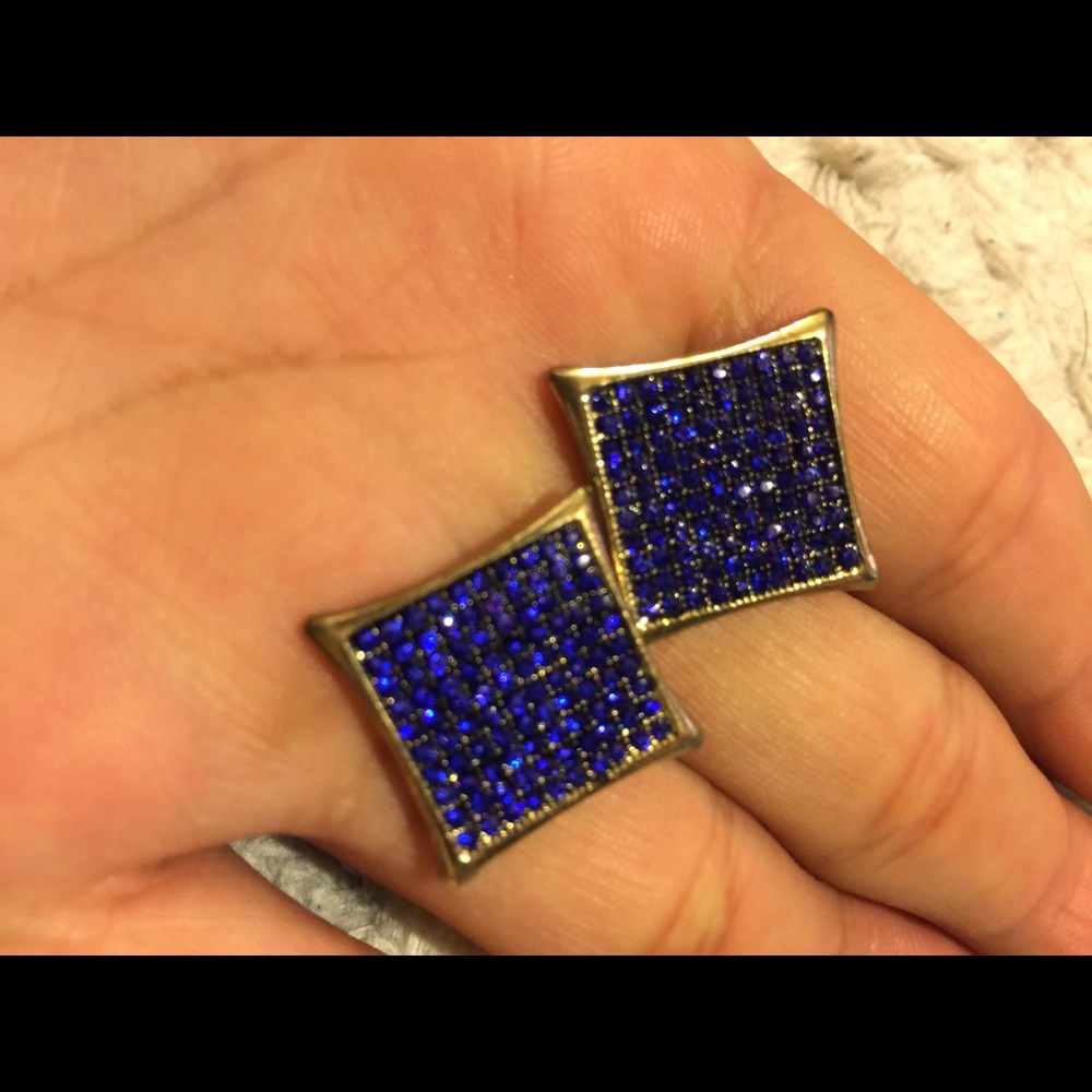 Micro pave earrings
